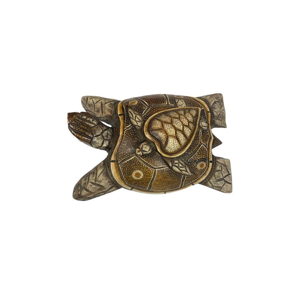 Decorative Wooden Turtle Display