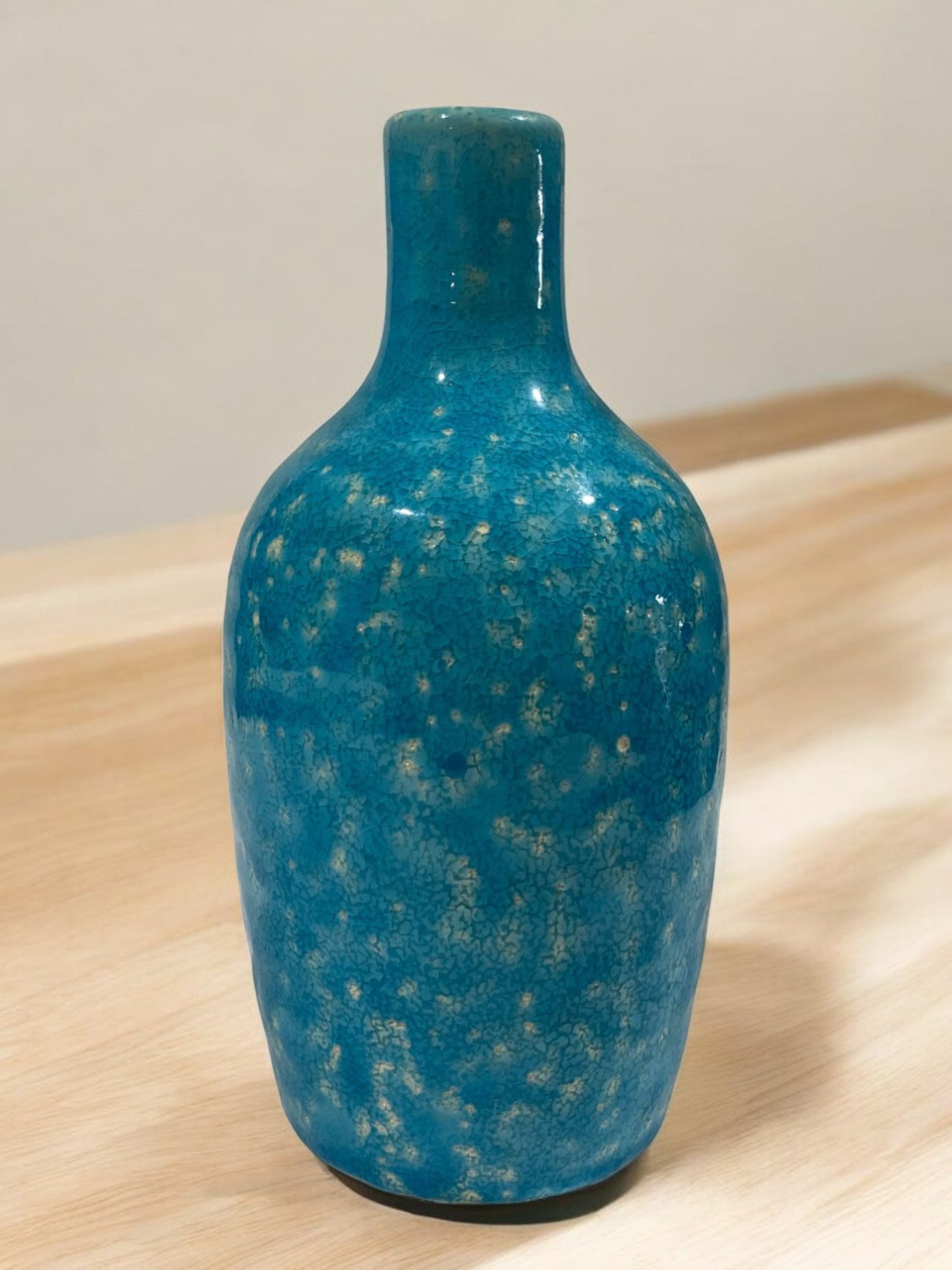 Ceramic Blue Vase Set - Set of 2