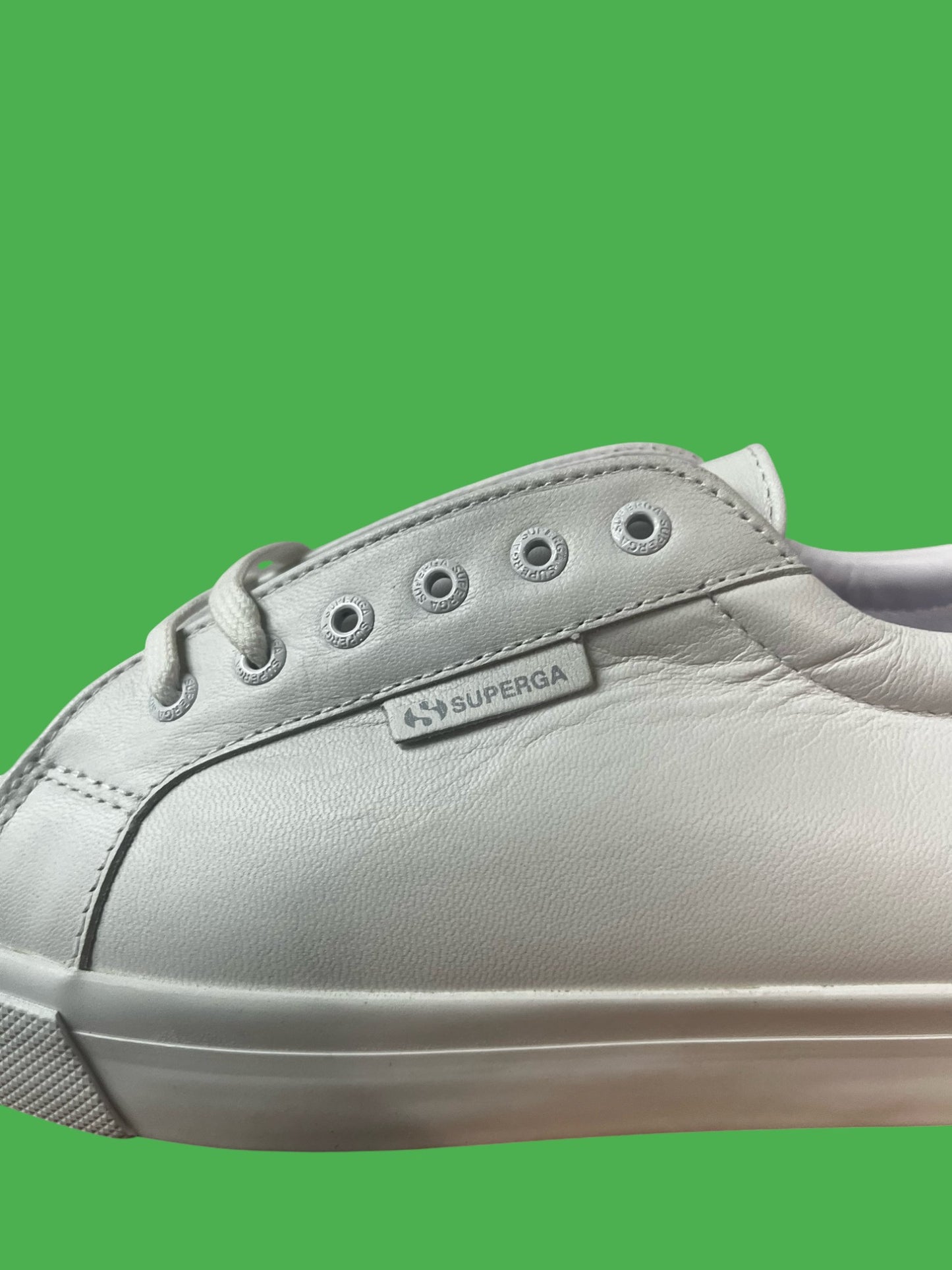 2804 Nappa - Unisex Total White By Superga Rubber Shoes Outsole Rubber Unisex – White | Casual Wear | Size 44