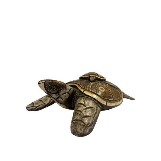 Decorative Wooden Turtle Display