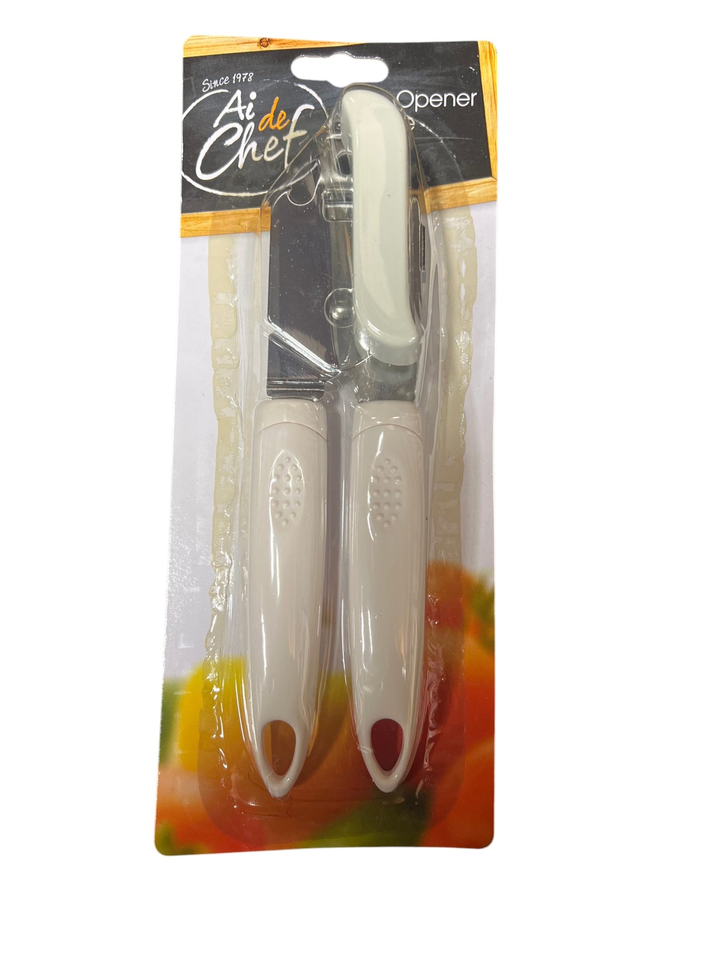 Ai de Chef Deluxe Can Opener Manual Can Opener Stainless Cook tops – Silver | Kitchen Ware