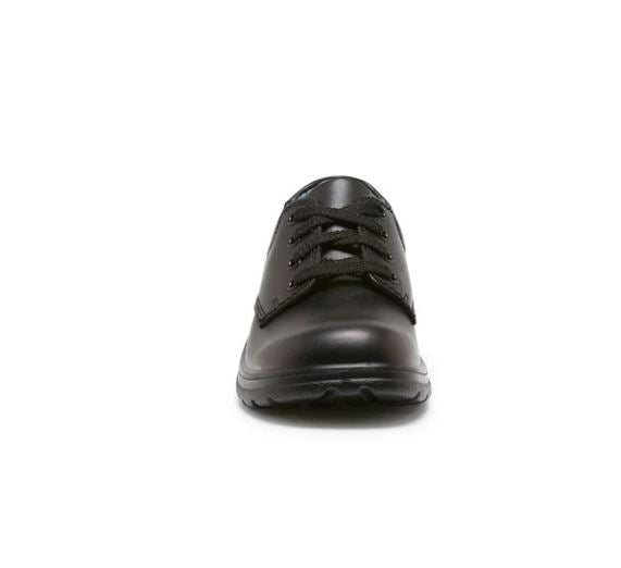 CLARKS SCHOOL Library Leather Black Shoes - 13.5 G