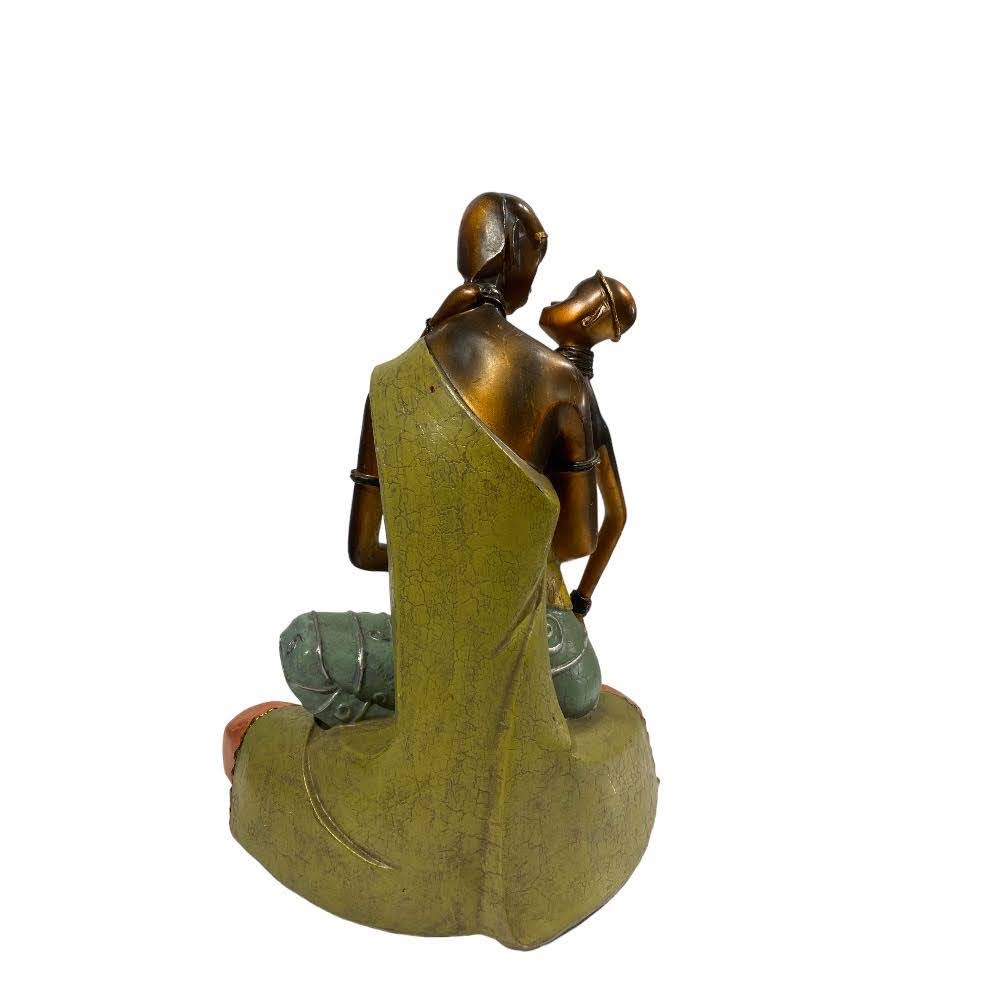 Ceramic Sculpture - Couple deeply in love
