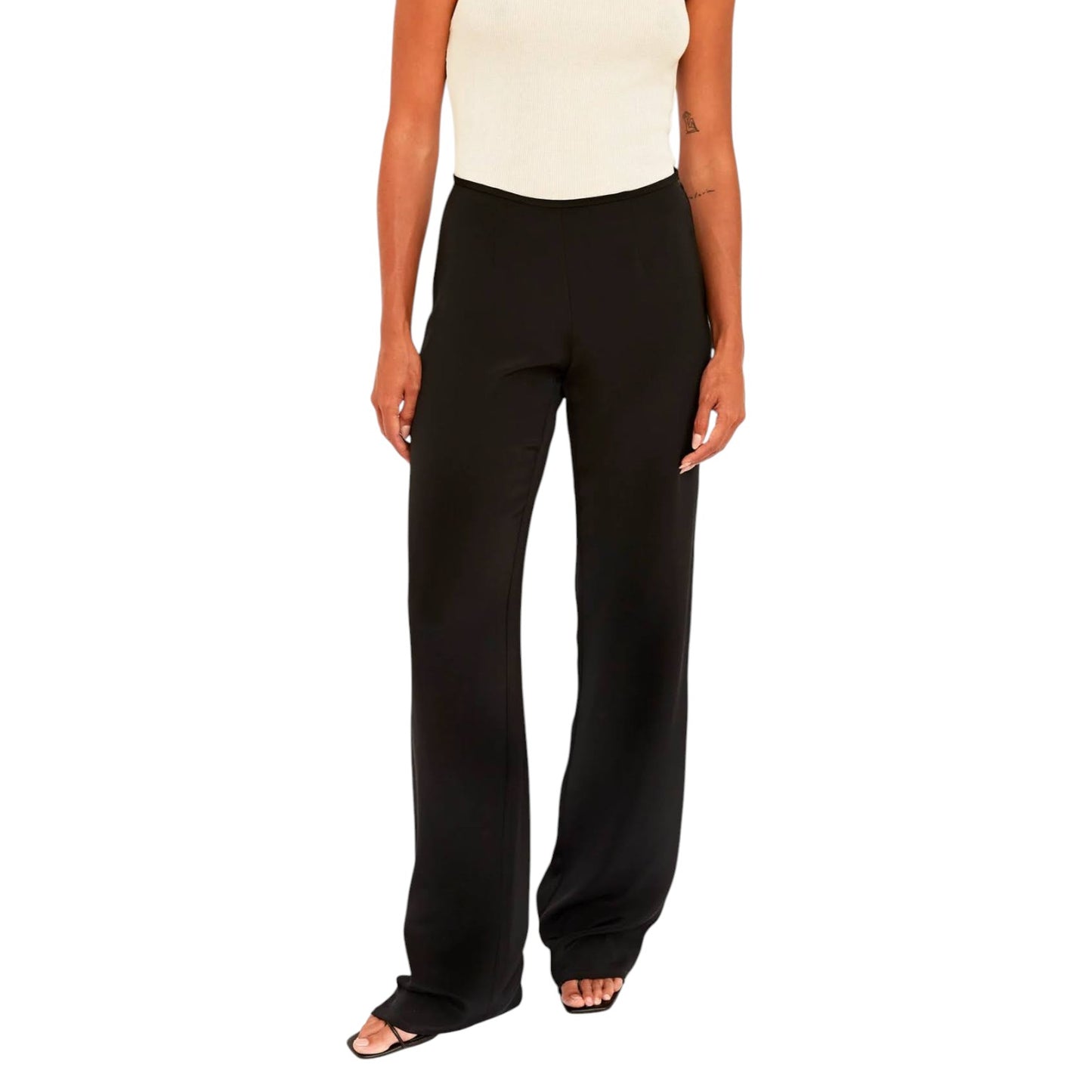 BEARE PARK Women's Silk Crepe Relaxed Pant – 8
