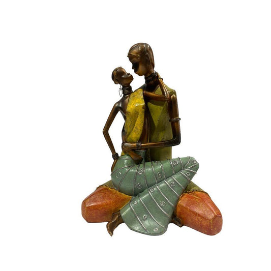 Ceramic Sculpture - Couple deeply in love