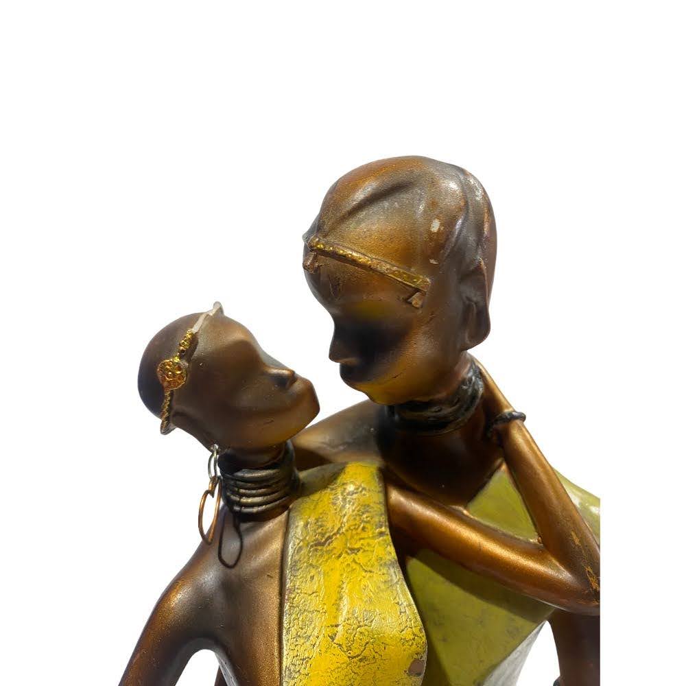 Ceramic Sculpture - Couple deeply in love