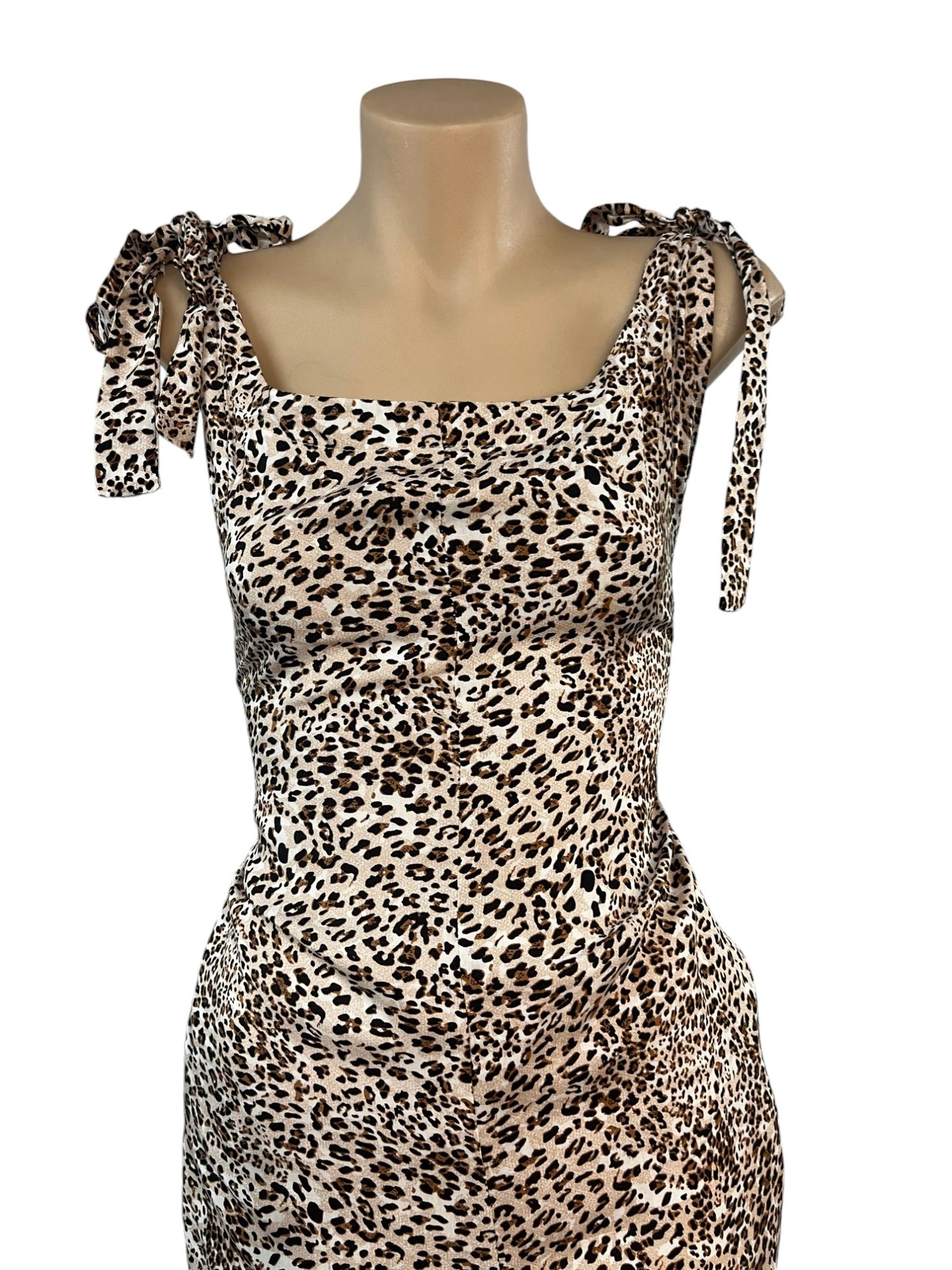 Fashion Jumpsuit  100% Rayon Clothes for Women – Leopard Print | Wide leg | Size 18