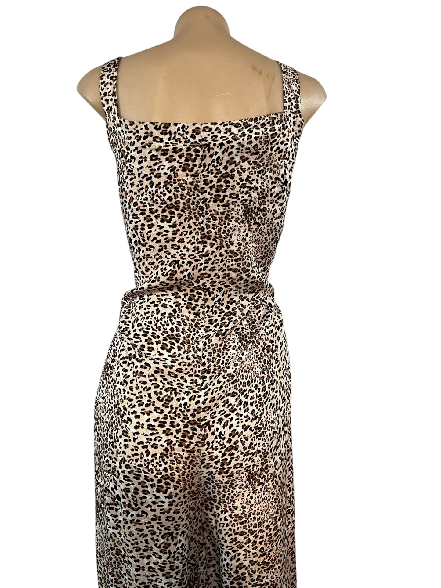 Fashion Jumpsuit  100% Rayon Clothes for Women – Leopard Print | Wide leg | Size 18