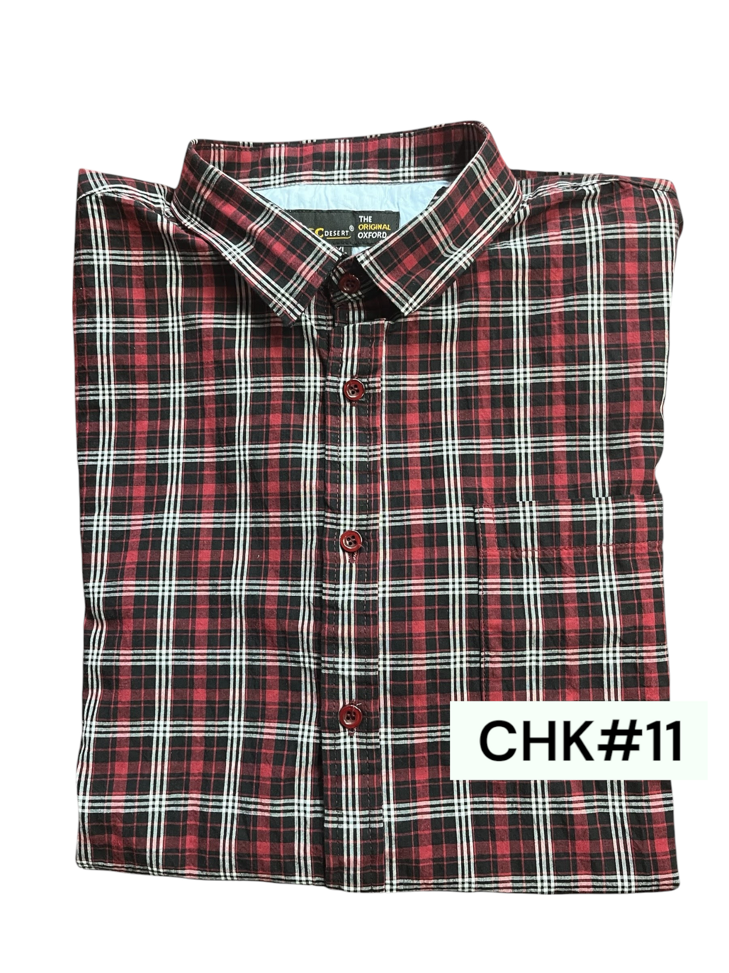 Cactus Checkered Polo for Men - Large