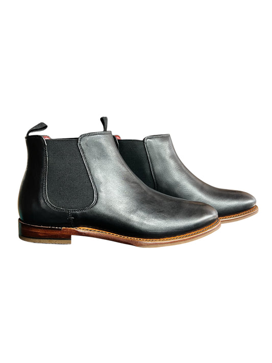 Brando Paris Chelsea  Leather Boots for Women – Black | Formal or Casual Wear | Size 38