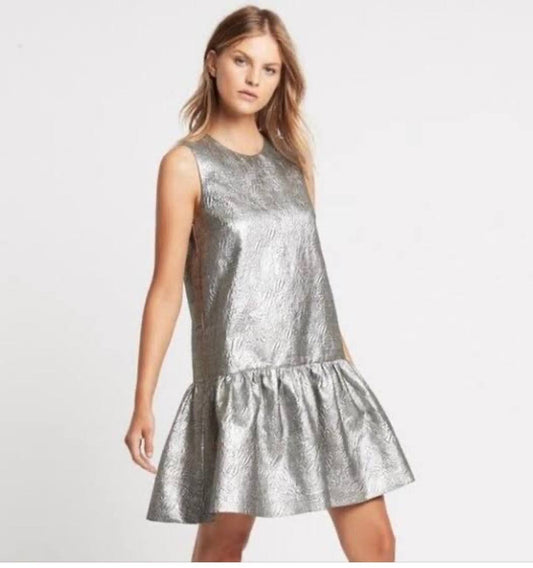 Sass & Bide Silver Cocktail Dress - 40