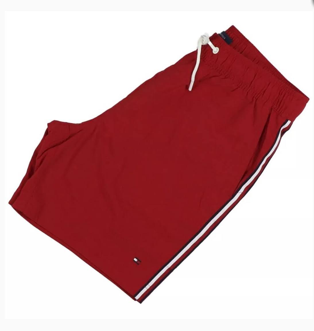 Tommy Hilfiger Men's 7" Swim Trunks – Primary Red