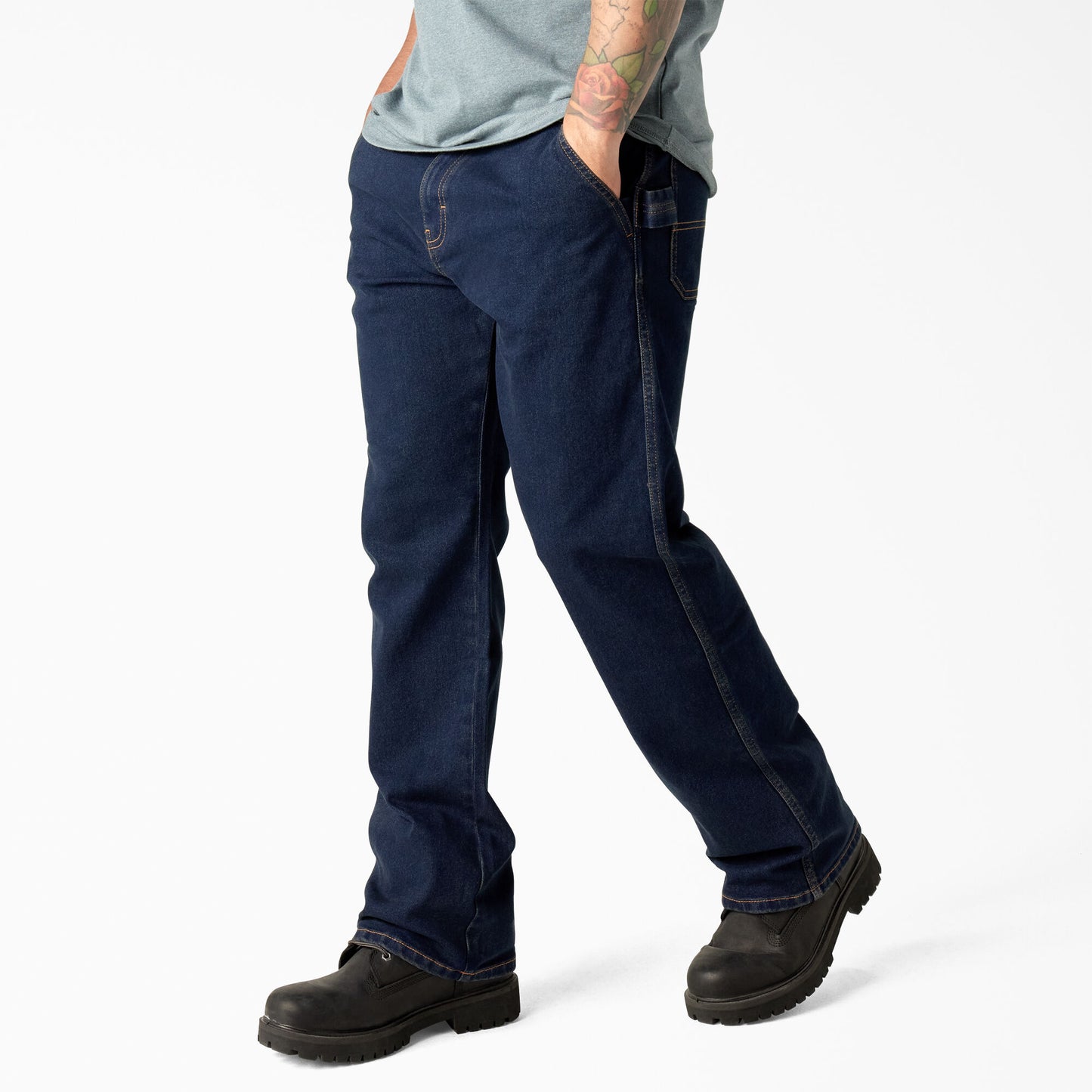 DICKIES FLEX Relaxed Fit Carpenter Jeans for Men