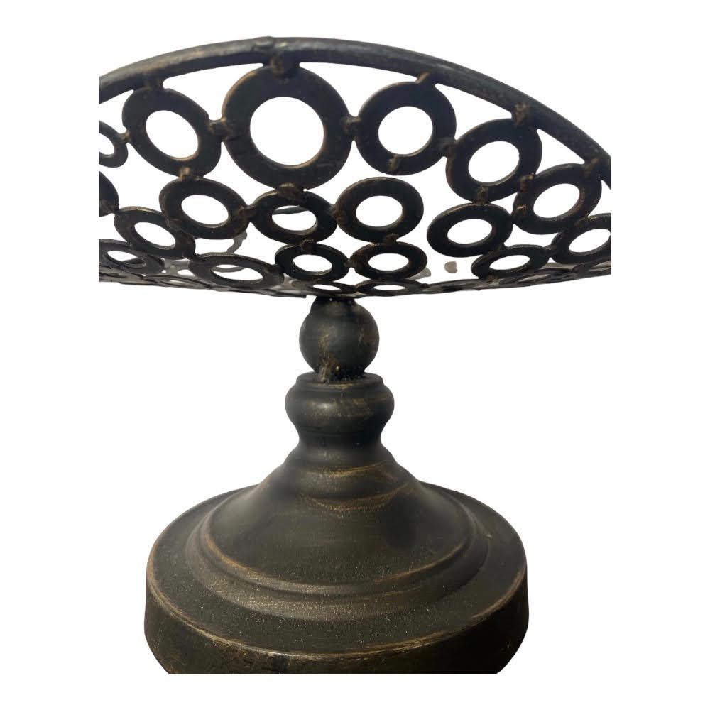 Vintage Ornate Wrought Iron Metal Table Center piece - Ex-Display