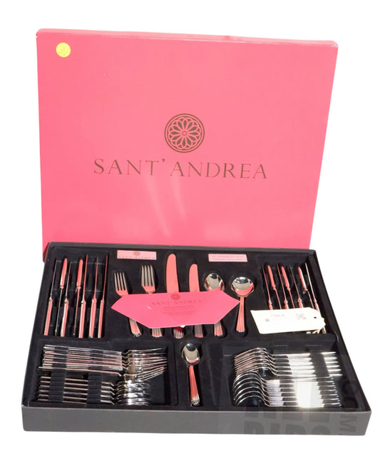Sant' Andrea Mascagni 8 Piece Stainless Steel Steak Knife Cutlery Set