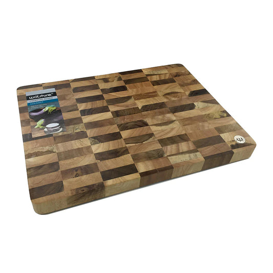 End Grain checkered Chopping Board - 40 x 30 x 3cm