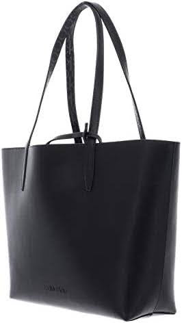 Calvin Klein Reversible 2-Piece Tote Bag – Black