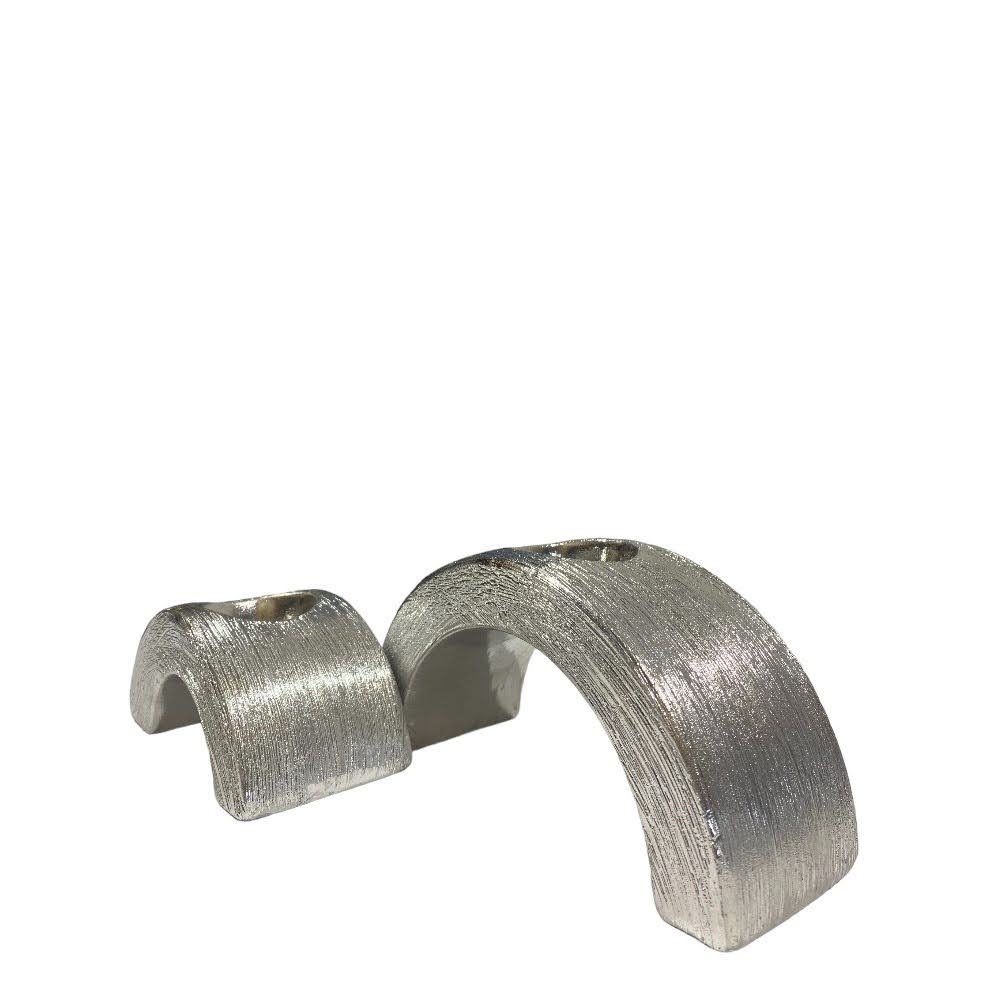 Ceramic Arched Candle Holders Home Display - Set of 2
