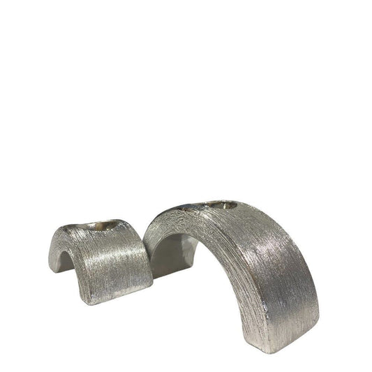 Ceramic Arched Candle Holders Home Display - Set of 2
