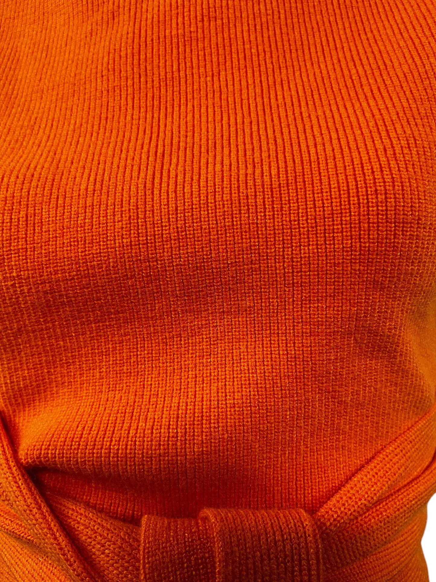 Set of 2 Wrap-around Top Cotton Knitted Clothes for Women – Orange and Black | Terno | Size 8 and 12