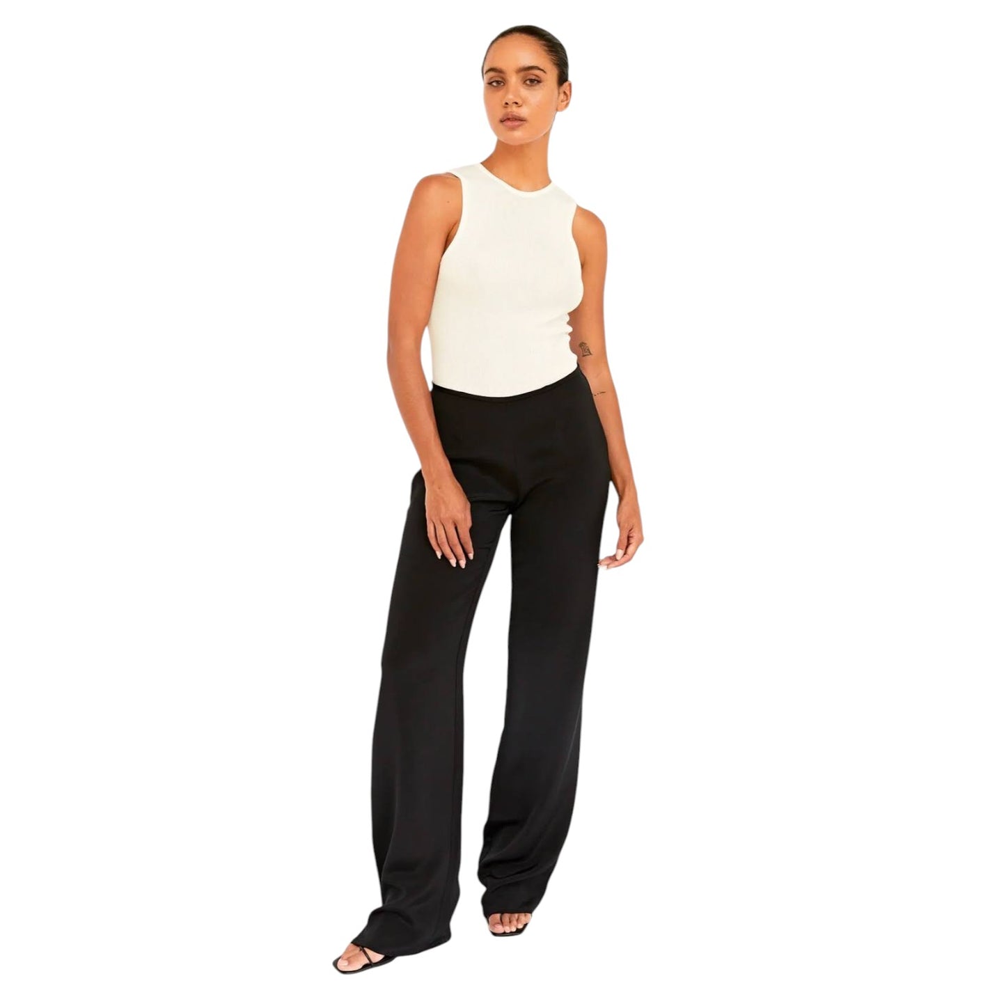 BEARE PARK Women's Silk Crepe Relaxed Pant – 8